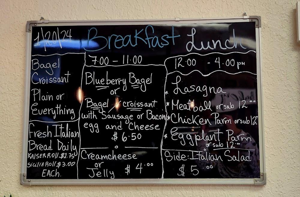 Bella Sicilia Cafe Menu image 1